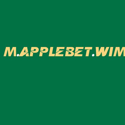 Logo da M.APPLEBET.WIM